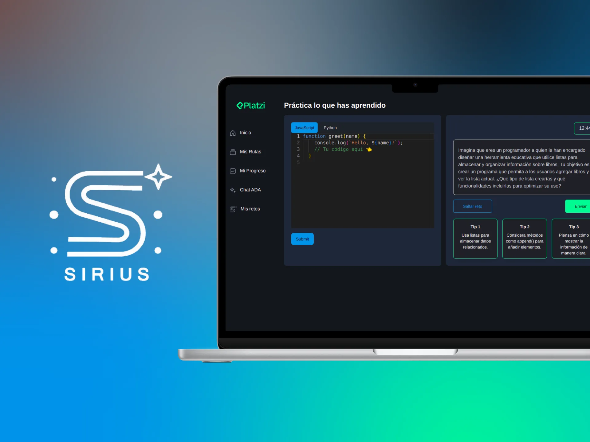 Sirius - Platzi Hackaton 2024